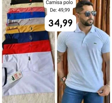 Camisa Gola polo R$ 34,99