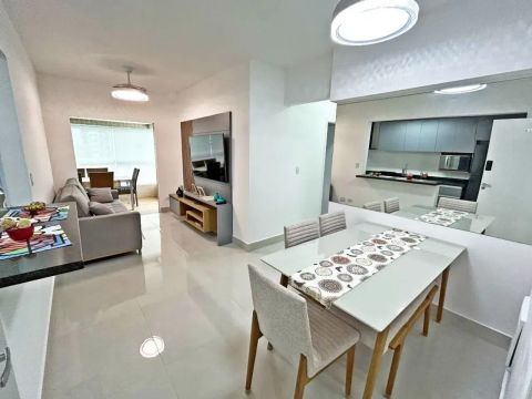 Imóvel  com 70 metros quadrados com 2 dormitórios em Mirim - Praia Grande - SP