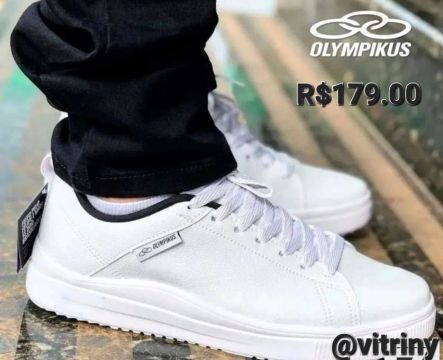 PROMOÇÃO TÊNIS OLYMPIKUS MOOD MASCULINO ORIGINAL E COM GARANTIA R$175.00 AVISTA. 