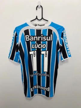 Camisa Grêmio 2011 Usada em Jogo #11 Lúcio 
