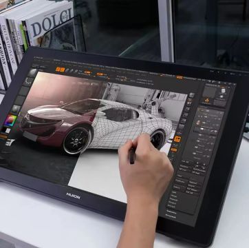 Mesa digitalizadora gráfica HUION Kamvas 24 Plus 2.5K.