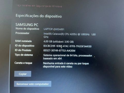 Notebook Samsung Essentials