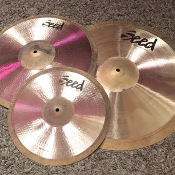 Pratos Domene Cymbals Kit Seed 1 - 14" 18" 22" + Bag