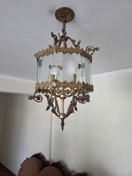 Jogo de Lustre de Cristal Vintage ( 3 tamanhos diferentes )