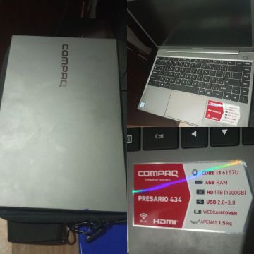 Notebook Compac Presario 434 Core i3 6157U 4GB RAM 1TB HD
