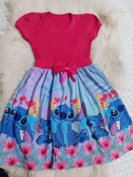 Vestido Infantil Stitch - Tamanho 2/3  anos desapego 
