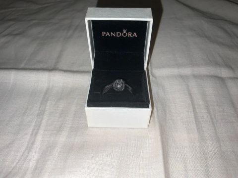 Pandora Charm Pingente Berloque de Prata Vazado Borboletas