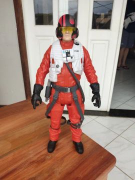 Boneco Star Wars - piloto X-Wing