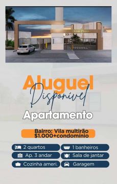 Em breve : Apartamento para alugar em Vila Multirão