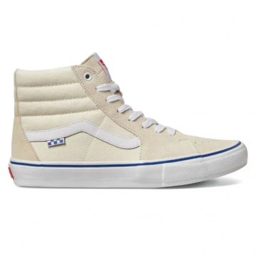 Tênis Vans Skate Sk8 Hi Off White Unissex.