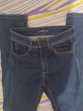 Calça jeans pantalona 