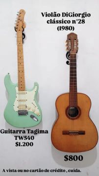 Guitarra Tagima e Violão DiGiorgio 
