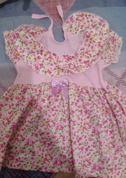 Vestido de bebê menina floral