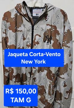 Jaqueta Corta-Vento New York - Camuflada
