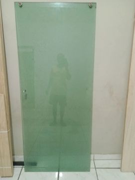2 Peças Porta box Vidro Temperado