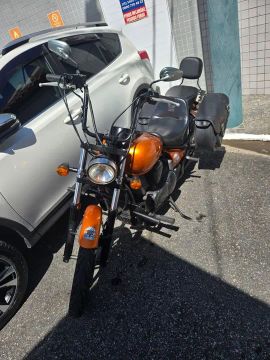 Moto Custom Laranja