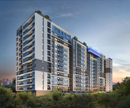 LOFT em andar alto, com linda vista panorâmica e opção de VAGA DE GARAGEM no GO CIDADE BAI