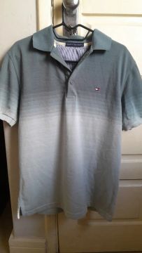 Camiseta Polo Tommy Hilfiger Cinza