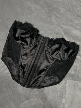 Corset de renda preto (Novo)