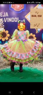 Vestido Moça Prendada usado 1x