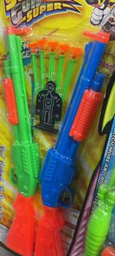2 Pistolas  + 6 Dardos -variedades toys!