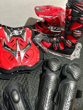Kit pro tork motocross completo (nunca usado)