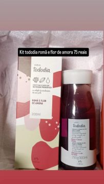 Tododia romã e flor de amora natura 