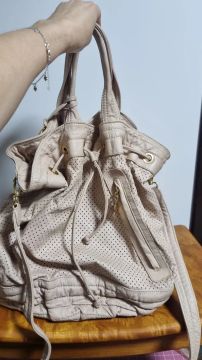 Bolsa savo couro Dumond semi nova impecável 
