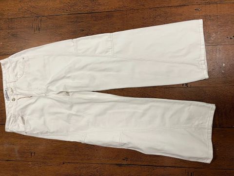 Calça branca jeans feminina, tamanho 42 (linha blue steel da Renner)