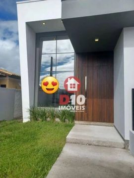 Casa moderna com piscina no bairro Lagoão em Araranguá SC
