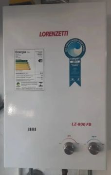 Aquecedor de água a gás Lorenzetti LZ-800 FB 