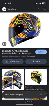 Capacete AGV K-3 Fechado