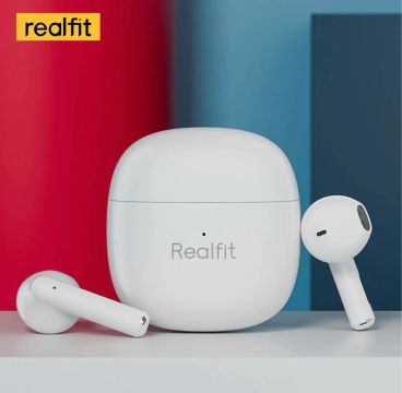 Fone Bluetooth 5.3 realfit f1 premiun super Comfortavel 