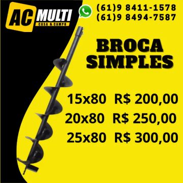 Broca para perfurador de solo 