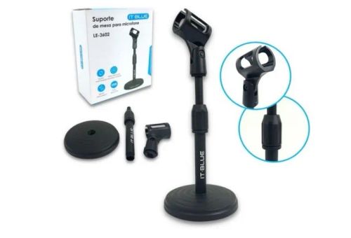 Suporte microfone mesa It.Blue LE-3602