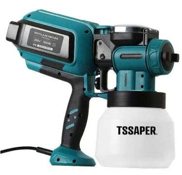 Pistola de pintura elétrica TSSAPER 550W