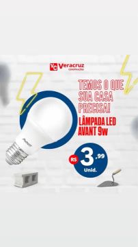 Lâmpada LED Avant 9W
