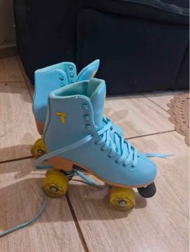 Patins Roller Quad Azul