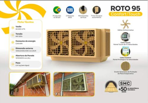 CLIMATIZADOR EVAPORATIVO ROTOPLAST