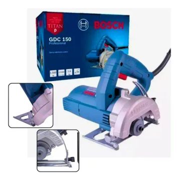 Serra Marmore Gdc150 Titan 125 Mm 1500w 220v A Seco Bosch