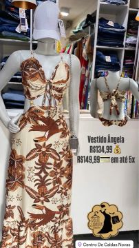 Vestido Ângela - Floral - Tamanho M