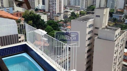 Cobertura Tríplex com 3 dormitórios à venda, 180 m² por R$ 900.000 - Icaraí - Niterói/RJ