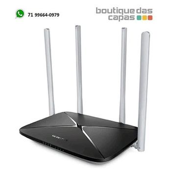 Roteador Mercusys Ac12 Dual Band 4 Antenas Ac1200 3 anos de garantia - blackfriday