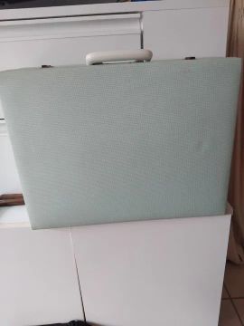 Mala rígida verde