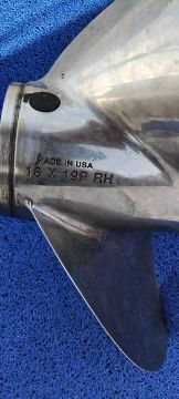 Hélice de inox para lancha 