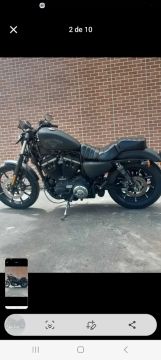 Moto harley davidson leia anúncio 