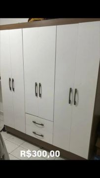 Guarda-Roupa 6 Portas Branco