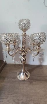 Castiçal de Cristal para 3 Velas