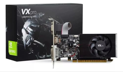 Placa de Vídeo Vxpro NVidia Geforce GT 730 4Gb DDR3 128bit