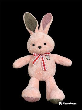 Coelho Gigante de Pelúcia Rosa - Decoração para Quarto Infantil